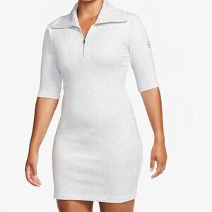 NIKE X SERENA WILLIAMS JACQUARD KNIT MINI DRESS SIZE L NEW‎ W/TAGS (FD5326-121)